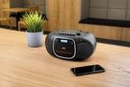 Boombox Radio sieciowe FM JVC RC-E561B-DAB z Odtwarzaczem cd / Radio DAB+