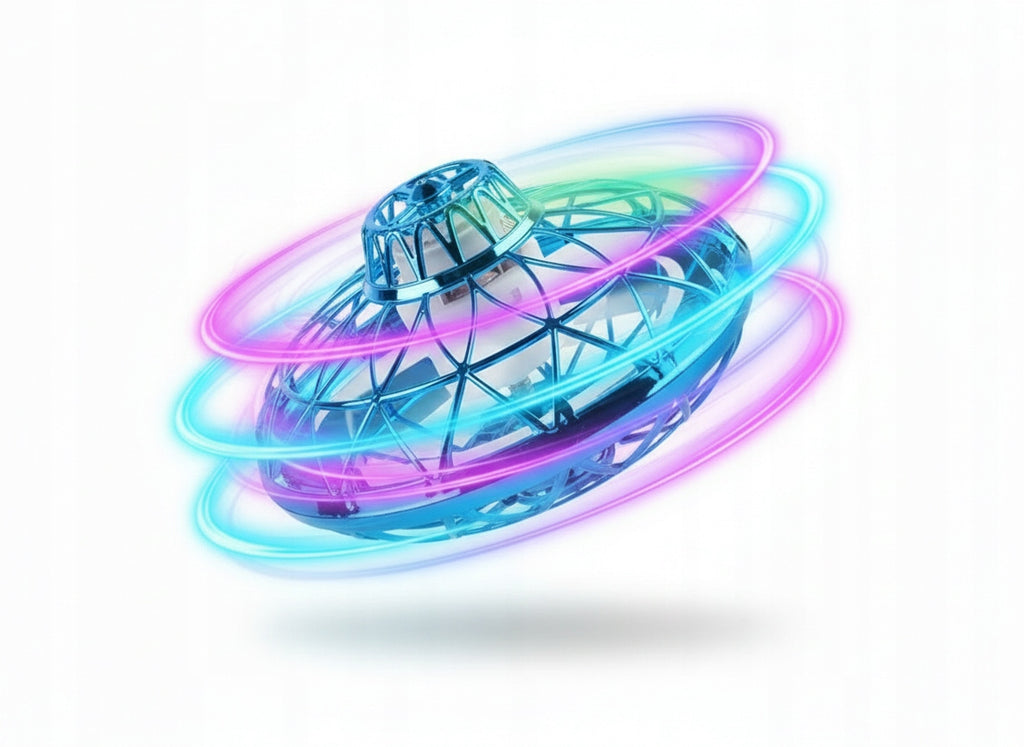 Dron dla dzieci Swipe ufo Drone LED świecąca zabawka latająca kula spinner