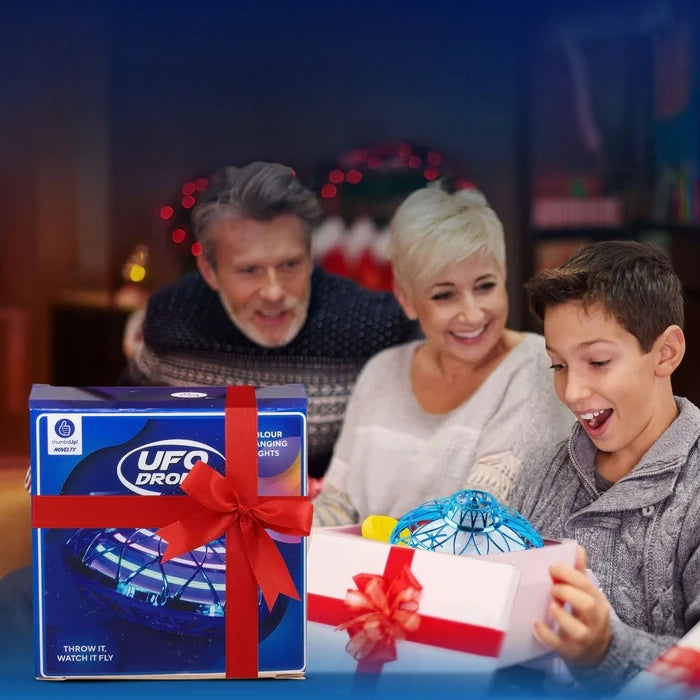 Dron dla dzieci Swipe ufo Drone LED świecąca zabawka latająca kula spinner