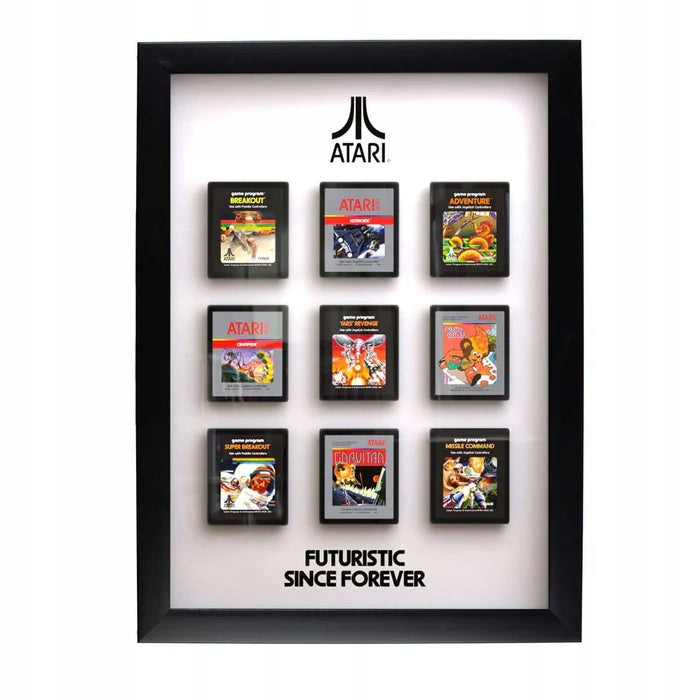 Dekoracja ścienna retro obraz Atari 3D Wall Art Cartridges 28.7x 2.2x 40cm
