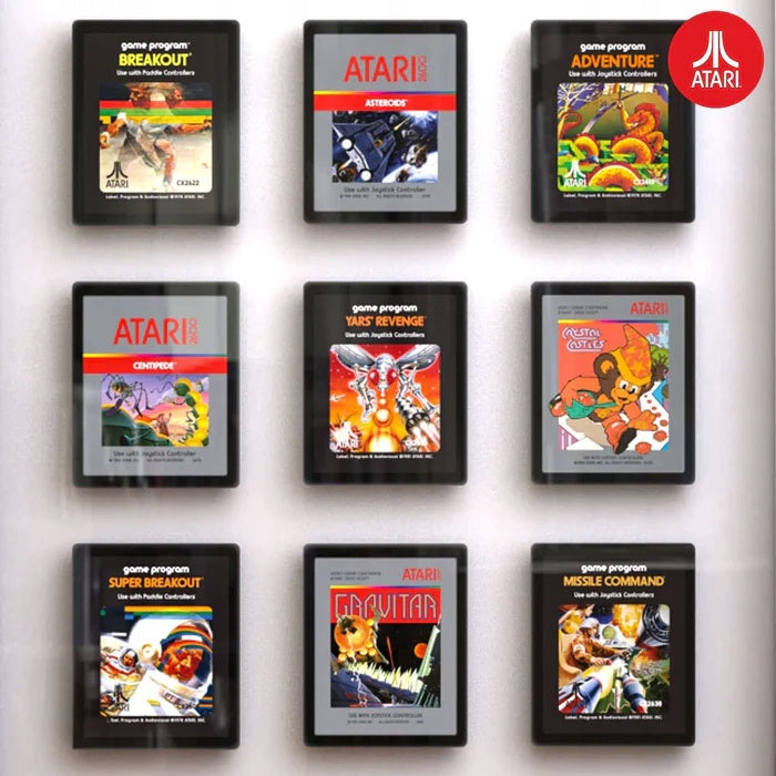 Dekoracja ścienna retro obraz Atari 3D Wall Art Cartridges 28.7x 2.2x 40cm