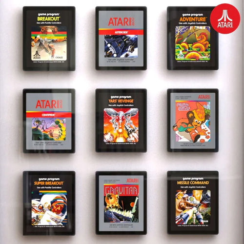 Dekoracja ścienna retro obraz Atari 3D Wall Art Cartridges 28.7x 2.2x 40cm