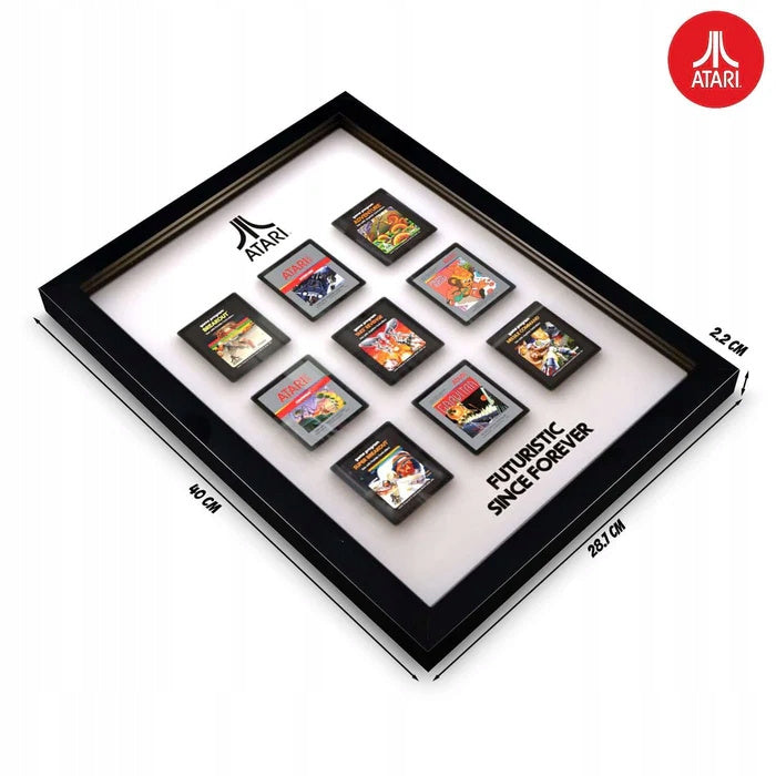 Dekoracja ścienna retro obraz Atari 3D Wall Art Cartridges 28.7x 2.2x 40cm