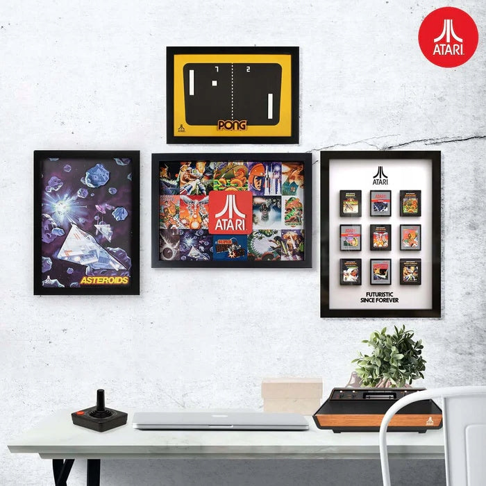 Dekoracja ścienna retro obraz Atari 3D Wall Art Cartridges 28.7x 2.2x 40cm