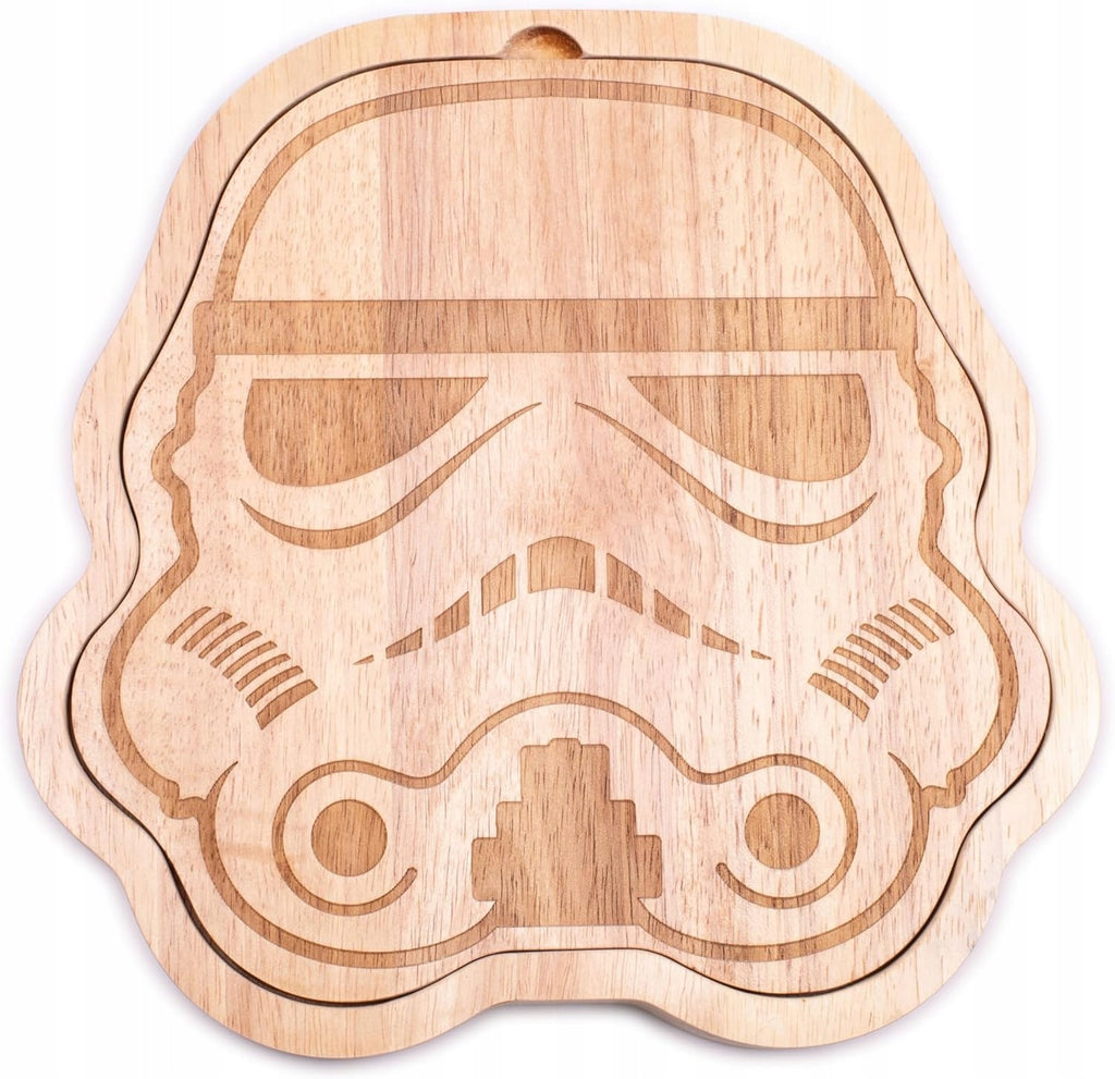 Deska z nożykami do sera star wars stormtrooper drewno gadżet dekoracja
