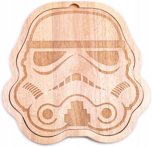 Deska z nożykami do sera star wars stormtrooper drewno gadżet dekoracja