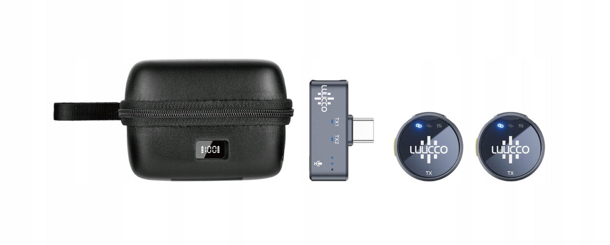 Digital Wireless Microphone LUUCCO airwave K2 bezprzewodowy mikrofon 2 osób