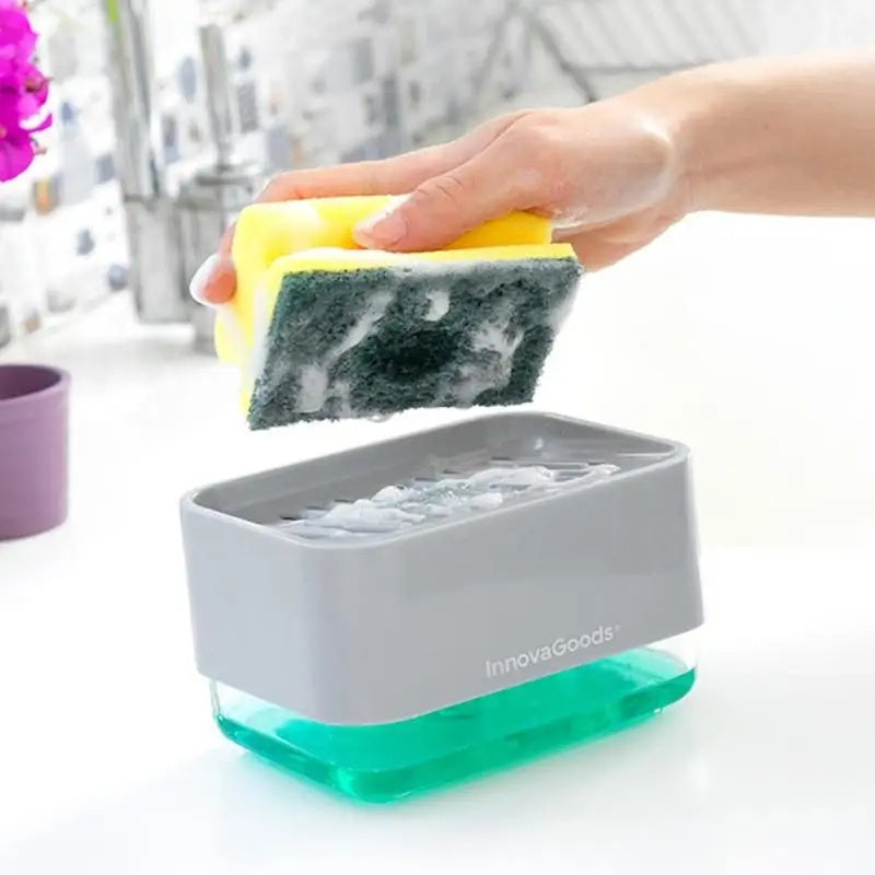 Dozownik do Płynu do Zlewozmywaka InnovaGoods akcesoria do zlewu zmywania