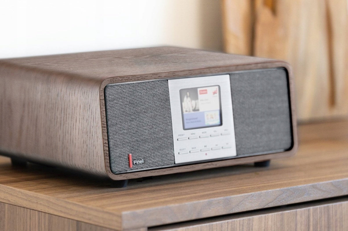 Eleganckie radio PINELL supersound 501 DAB+, FM, Wi-Fi najwyższa jakość