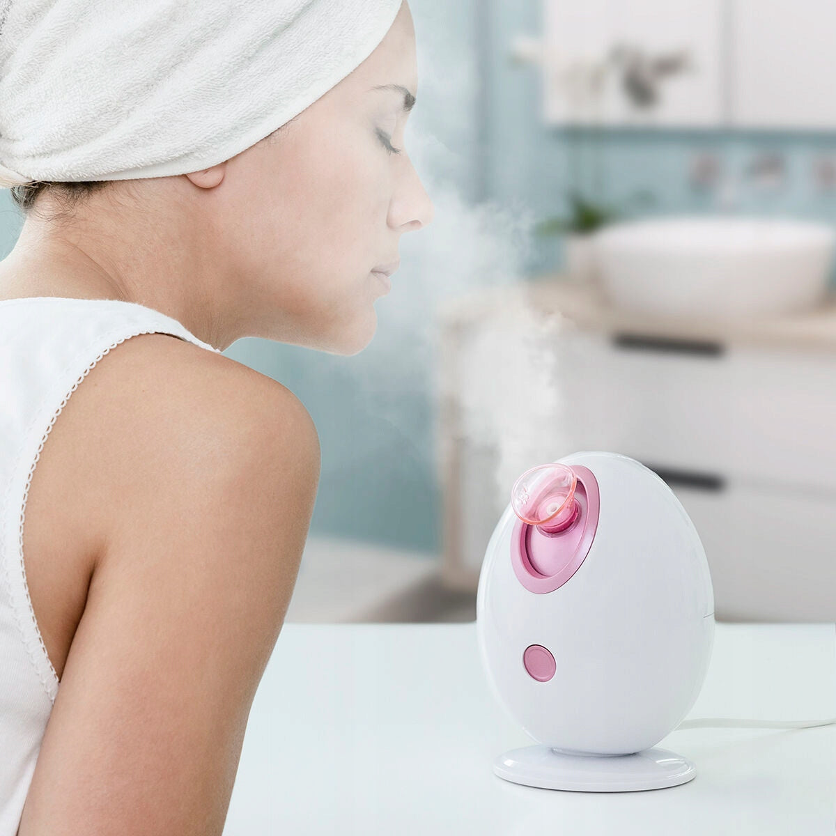 Elektryczna sauna do twarzy InnovaGoods Moispa