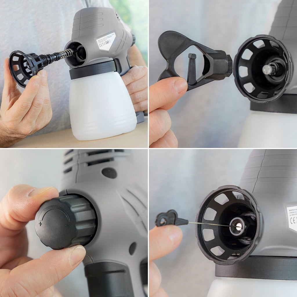 Elektryczny pistolet malarski do malowania InnovaGoods 80W Technologia hvlp