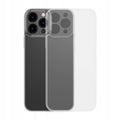 Etui Baseus Frosted do iPhone 13 Pro Max (przeźroczyste) + szkło hartowane