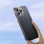 Etui Baseus Frosted do iPhone 13 Pro Max (przeźroczyste) + szkło hartowane