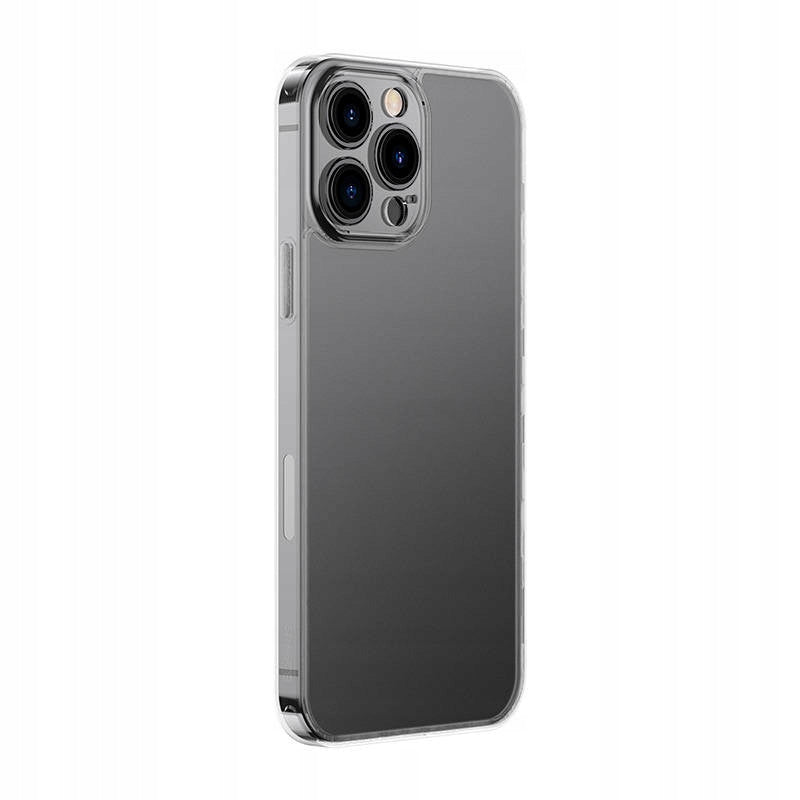 Etui Baseus Frosted do iPhone 13 Pro Max (przeźroczyste) + szkło hartowane
