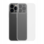 Etui Baseus Frosted do iPhone 13 Pro Max (przeźroczyste) + szkło hartowane