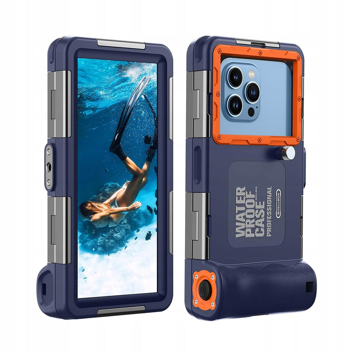 Etui SHELLBOX wodoodporne IPX8 na telefon wodoszczelne 15M do nurkowania