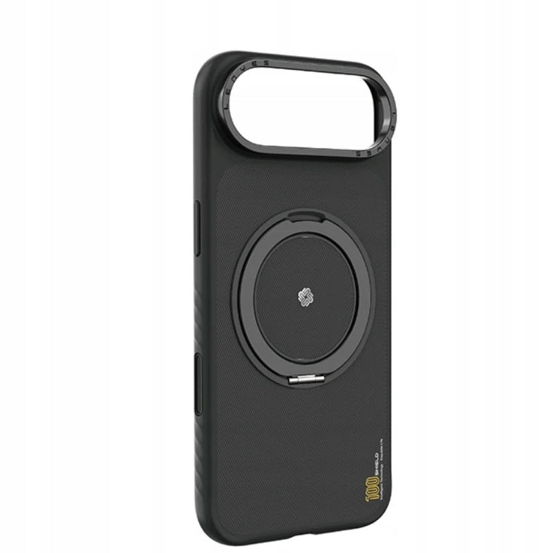 Etui do iPhone 17 Air Kevlar MagSafe (Stand 360°) Aramid LENYES CK225 black