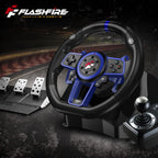 FlashFire F111 Kierownica gamingowa + 3 pedały 6 biegów