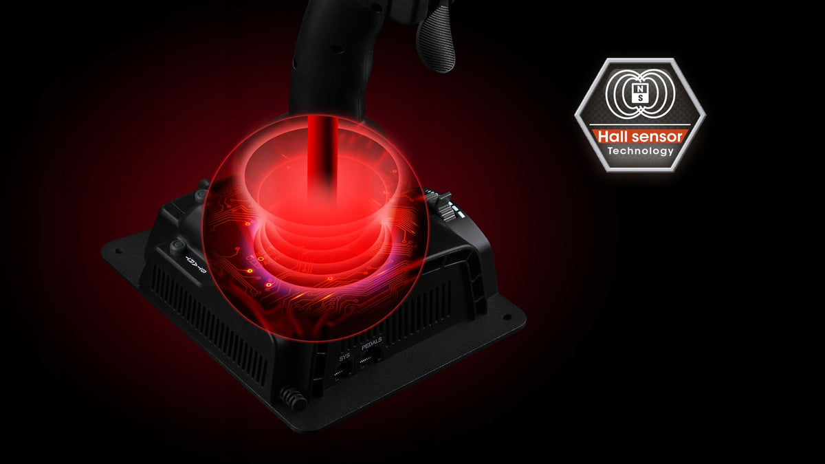 FlashFire JS3601V Joystick z technologią Halla, 32-bit arm, 4 osie hat 8k