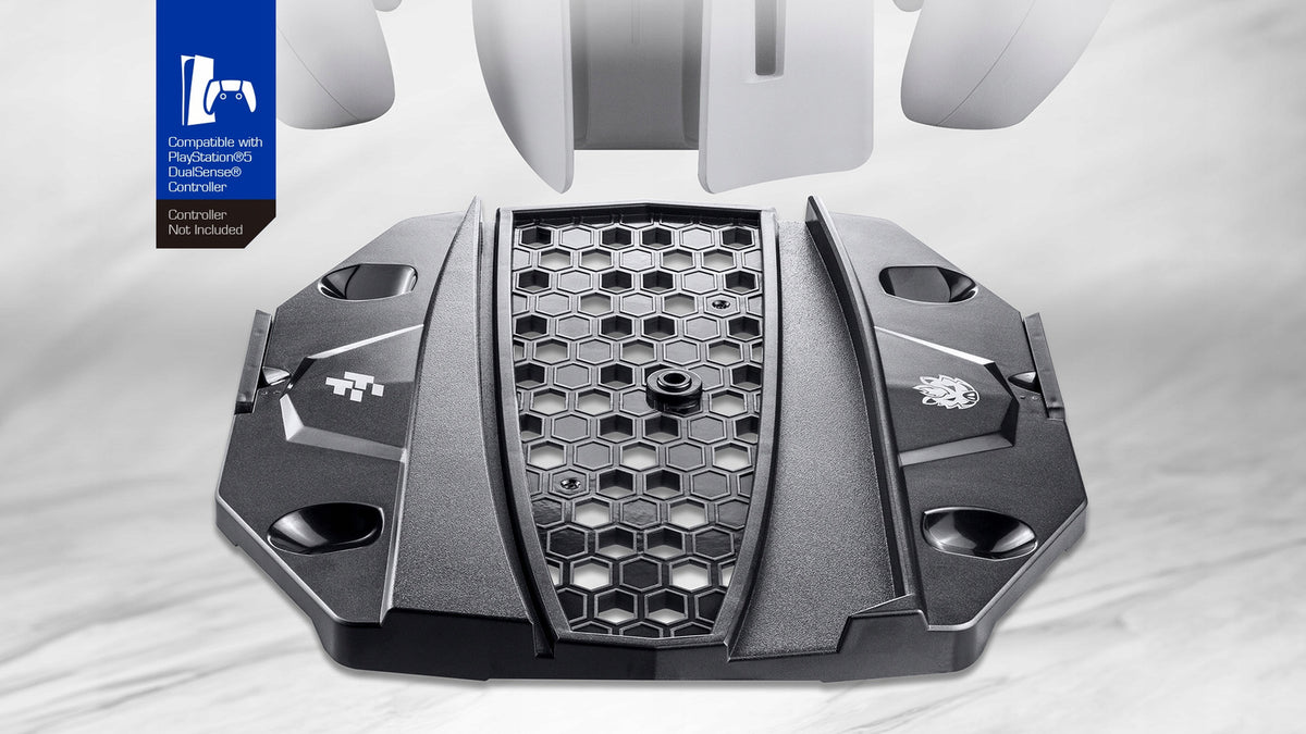 FlashFire P901 Stacja dokująca do PS5 łatwe ładowanie elegancki design ABS