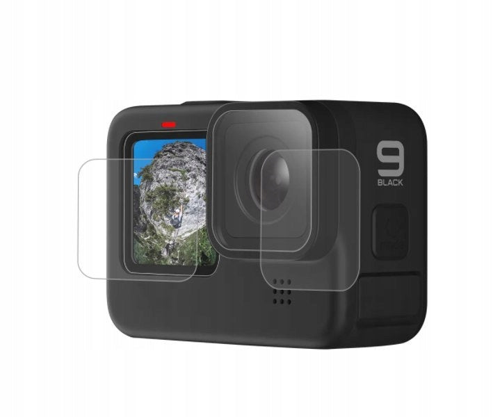 Folia ochronna na obiektyw i ekran TELESIN do kamer GoPro hero 11/10/9