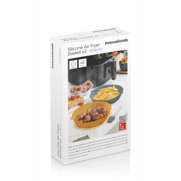 Foremki sylikonowe do AirFryer do pieczenia InnovaGoods