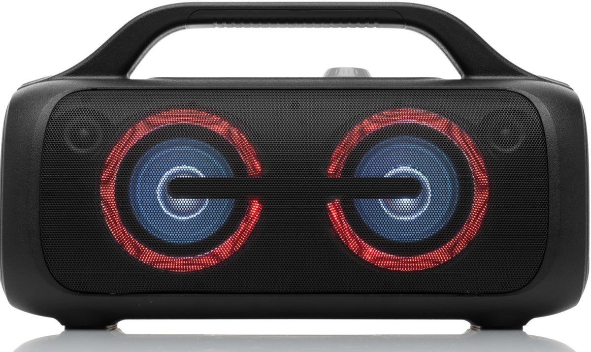 Głośnik JVC XS czarny Efekty świetlne Bluetooth 5.3 USB AUX bateria L-J 16h