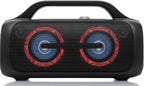 Głośnik JVC XS czarny Efekty świetlne Bluetooth 5.3 USB AUX bateria L-J 16h