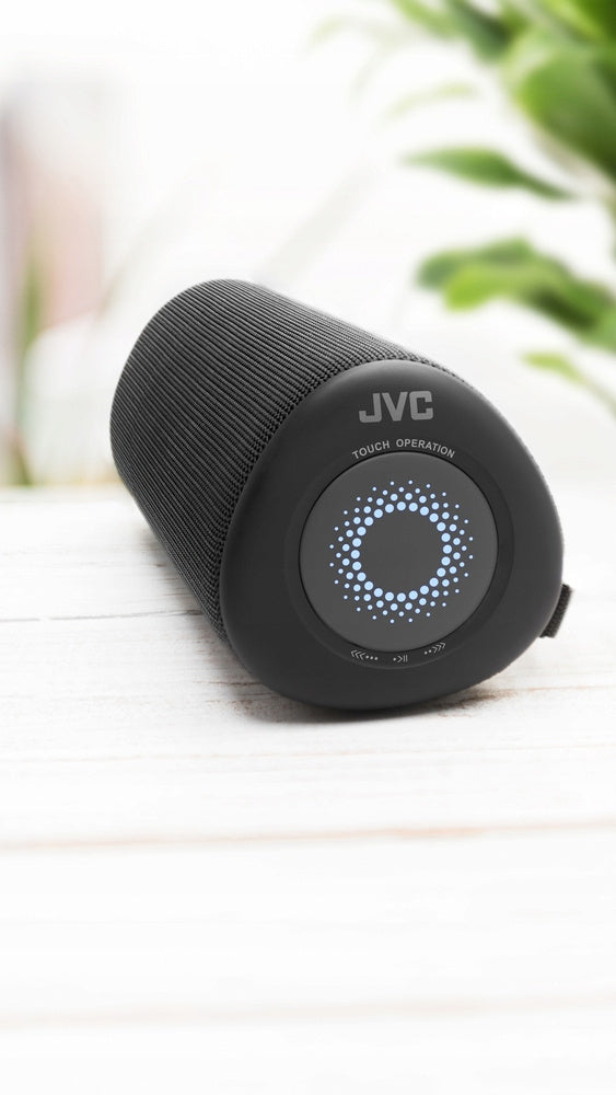 Głośnik przenośny bezprzewodowy Bluetooth 5.0 1200mAh USB-C czarny 8W JVC