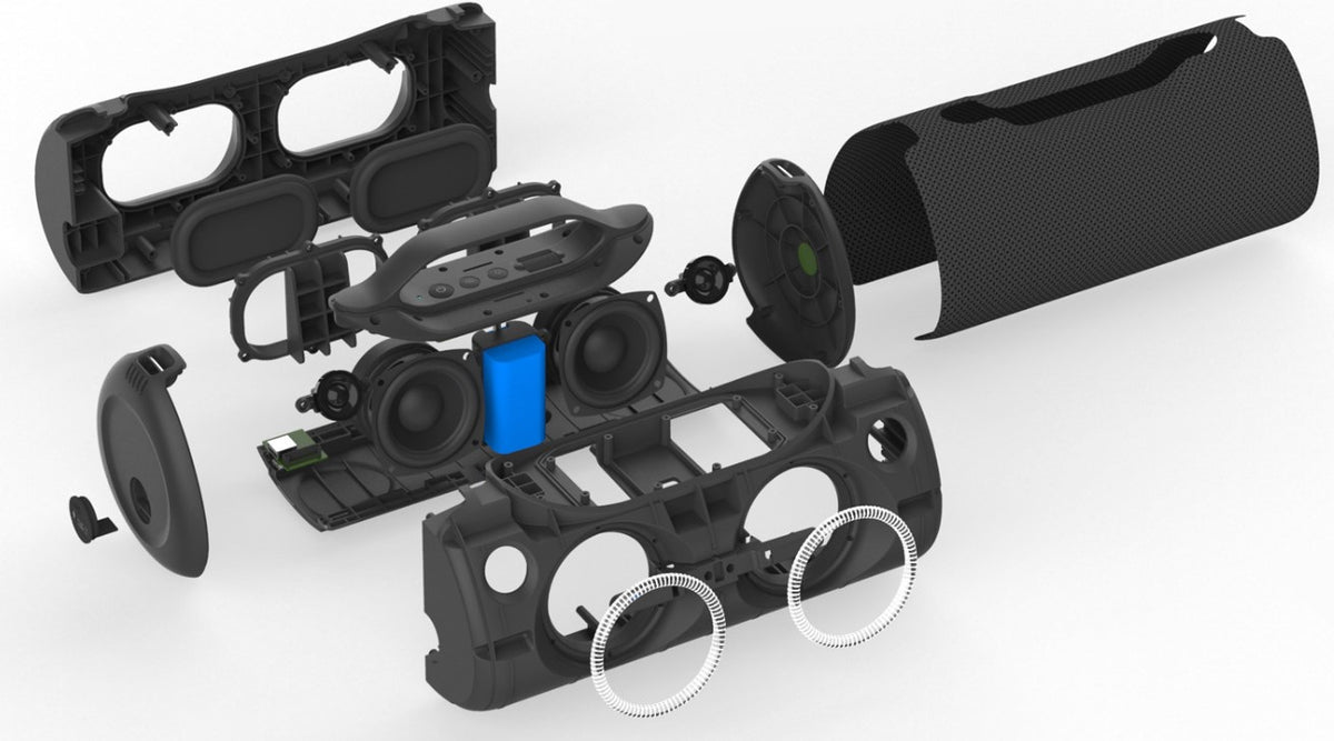 Głośnik Bluetooth JVC XS-E643 Czarny Głośnik Bluetooth USB efekty świetlne