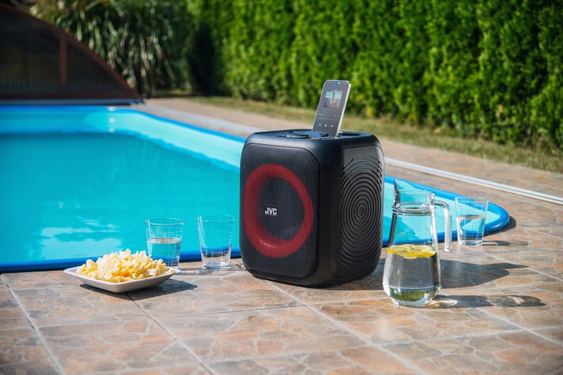 Głośnik karaoke Party speaker JVC czarny tws / Bluetooth / USB + mikrofon