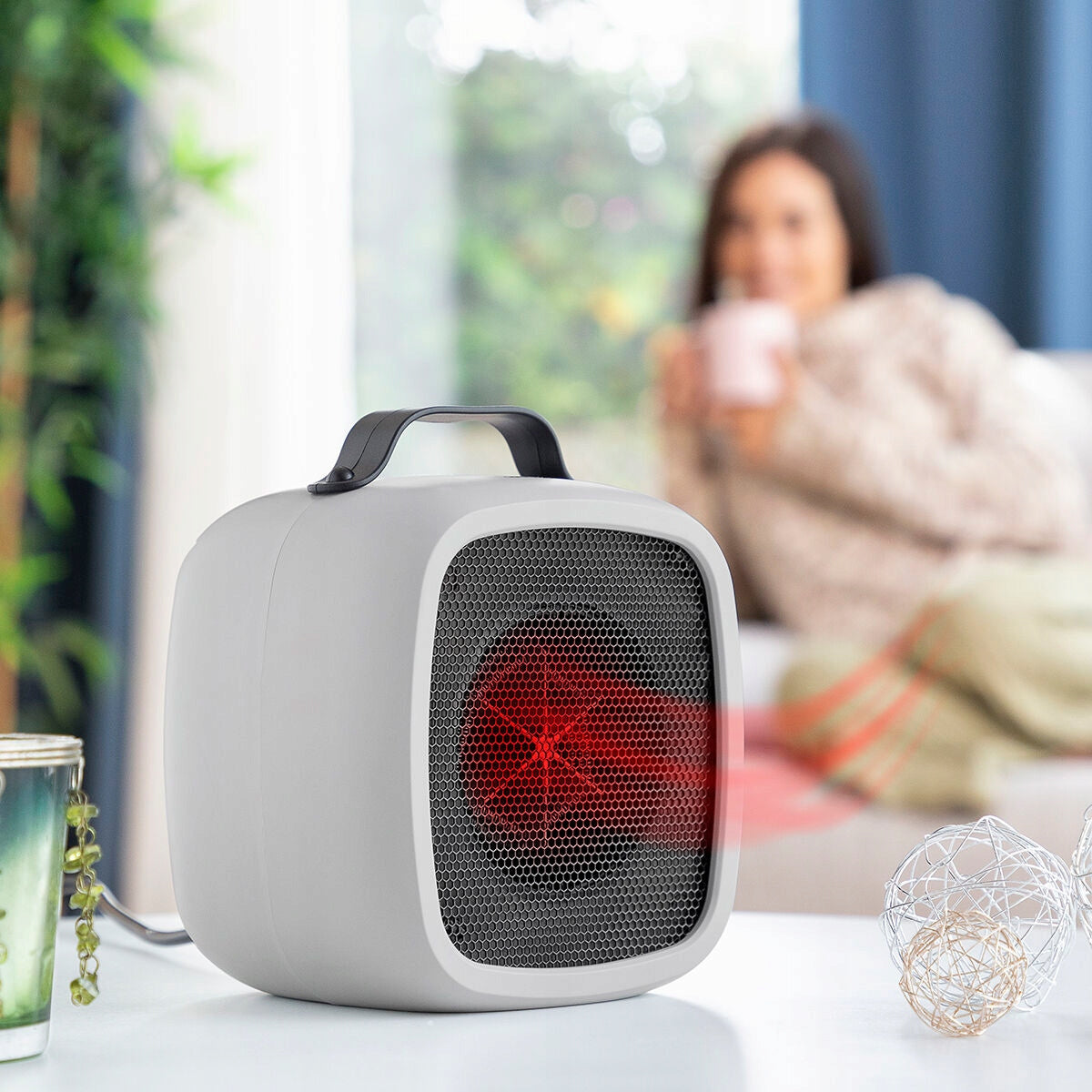 Grzejnik elektryczny ceramiczny InnovaGoods Przenośny ogrzewacz powietrza
