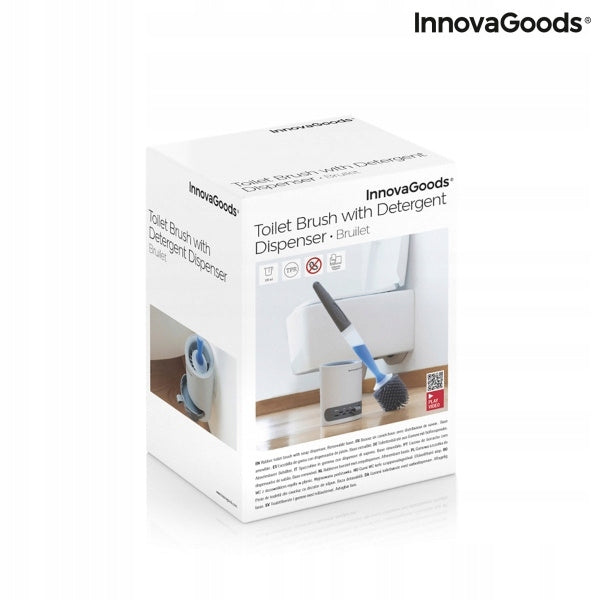 Gumowa silikonowa szczotka do wc z Dozownikiem InnovaGoods