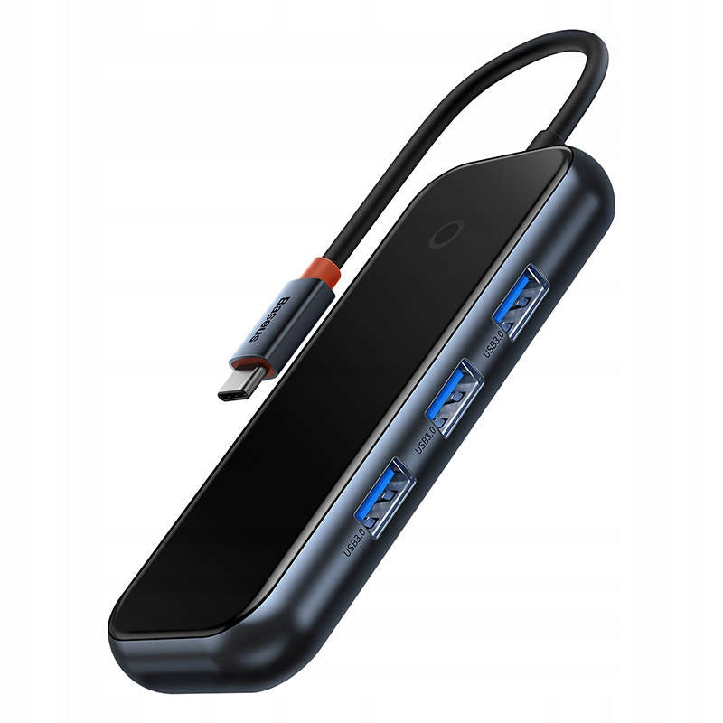 Hub 4in1 Baseus AcmeJoy Series USB-C do 3xUSB 3.0