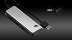 Hub USB do PS5 - 3x USB-A, 1x USB-C, LED FlashFire AHUB155 odłączany kabel