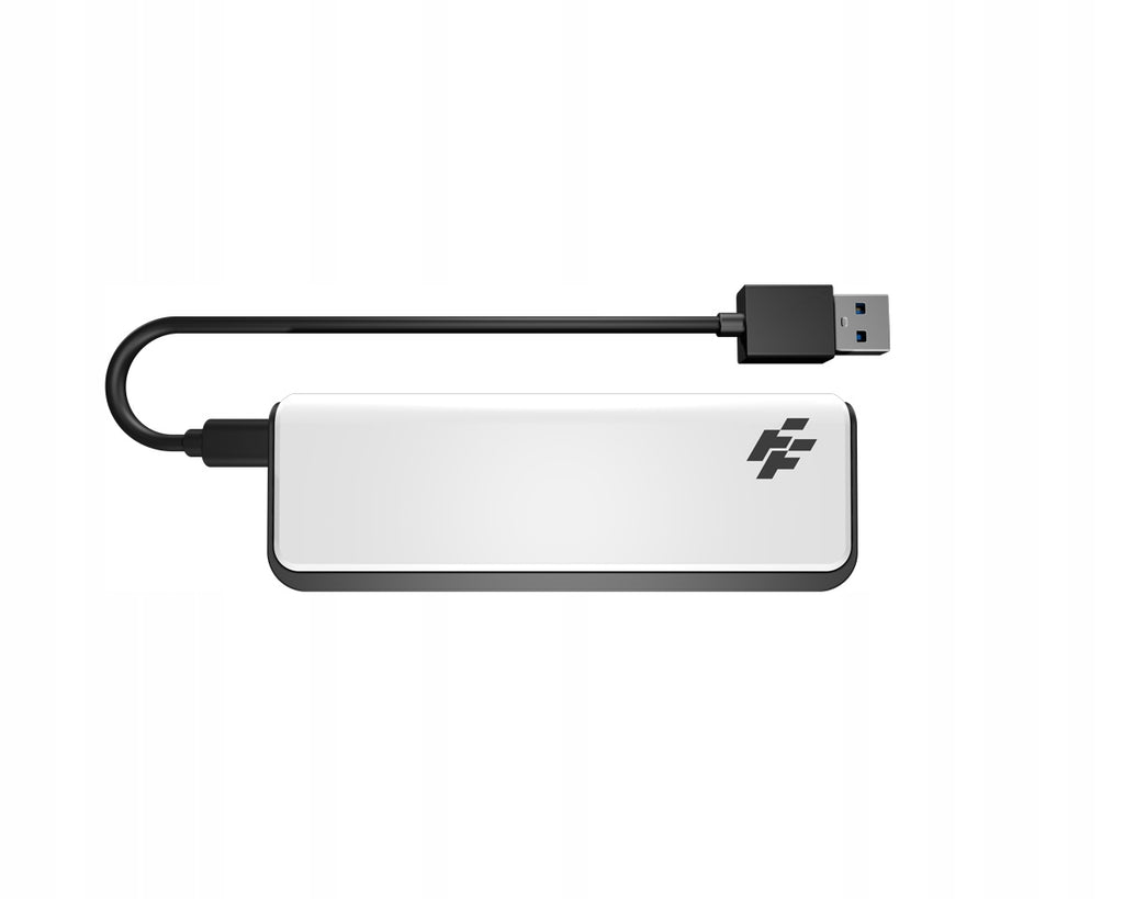 Hub USB do PS5 - 3x USB-A, 1x USB-C, LED FlashFire AHUB155 odłączany kabel