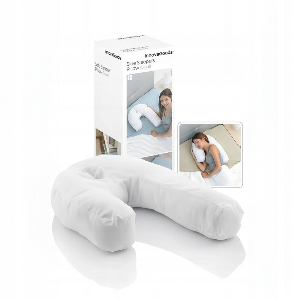 InnovaGoods ergonomiczna poduszka do spania na boku 39x57x14 cm
