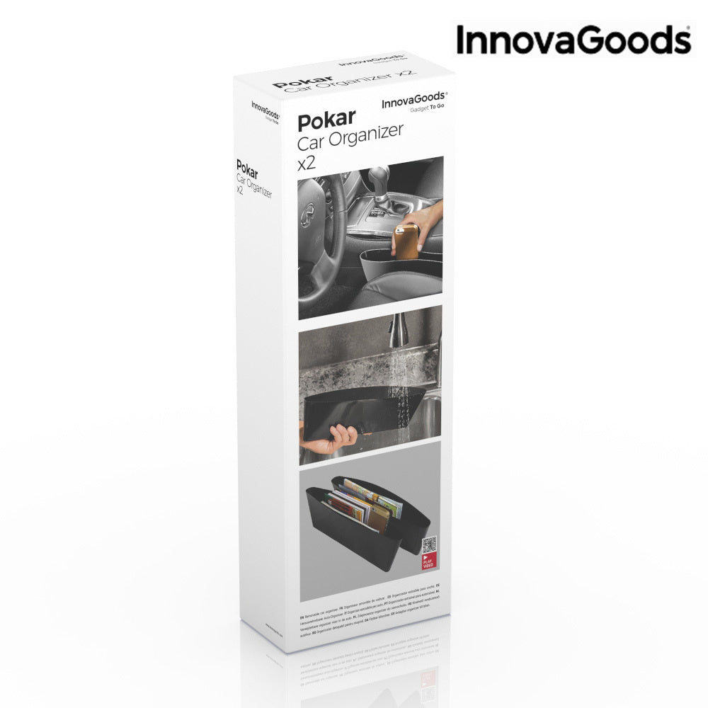 InnovaGoods organizer między fotele do samochodu 2 Sztuki