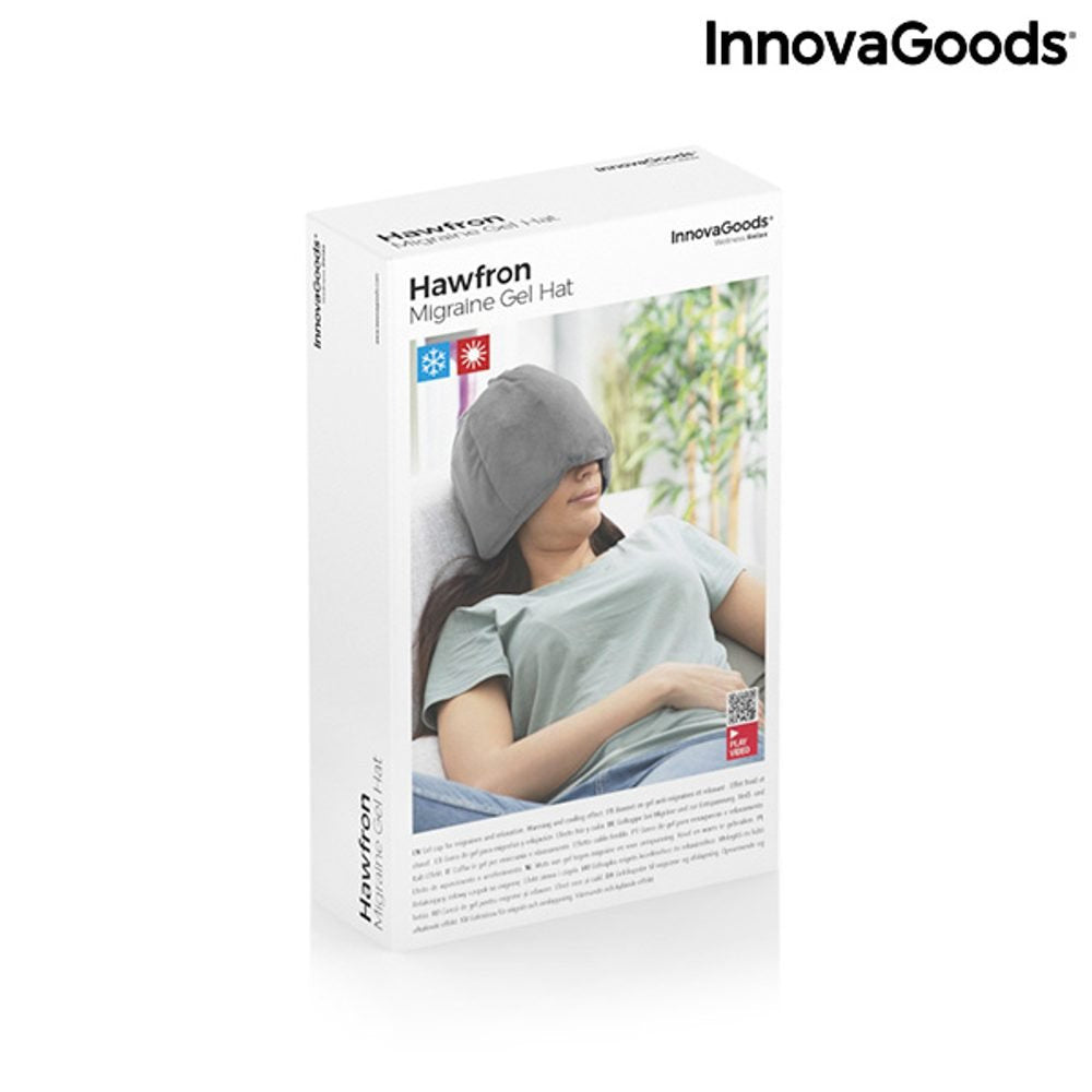 InnovaGoods Relaksujący Czepek Żelowy na migrene Kompres InnovaGoods