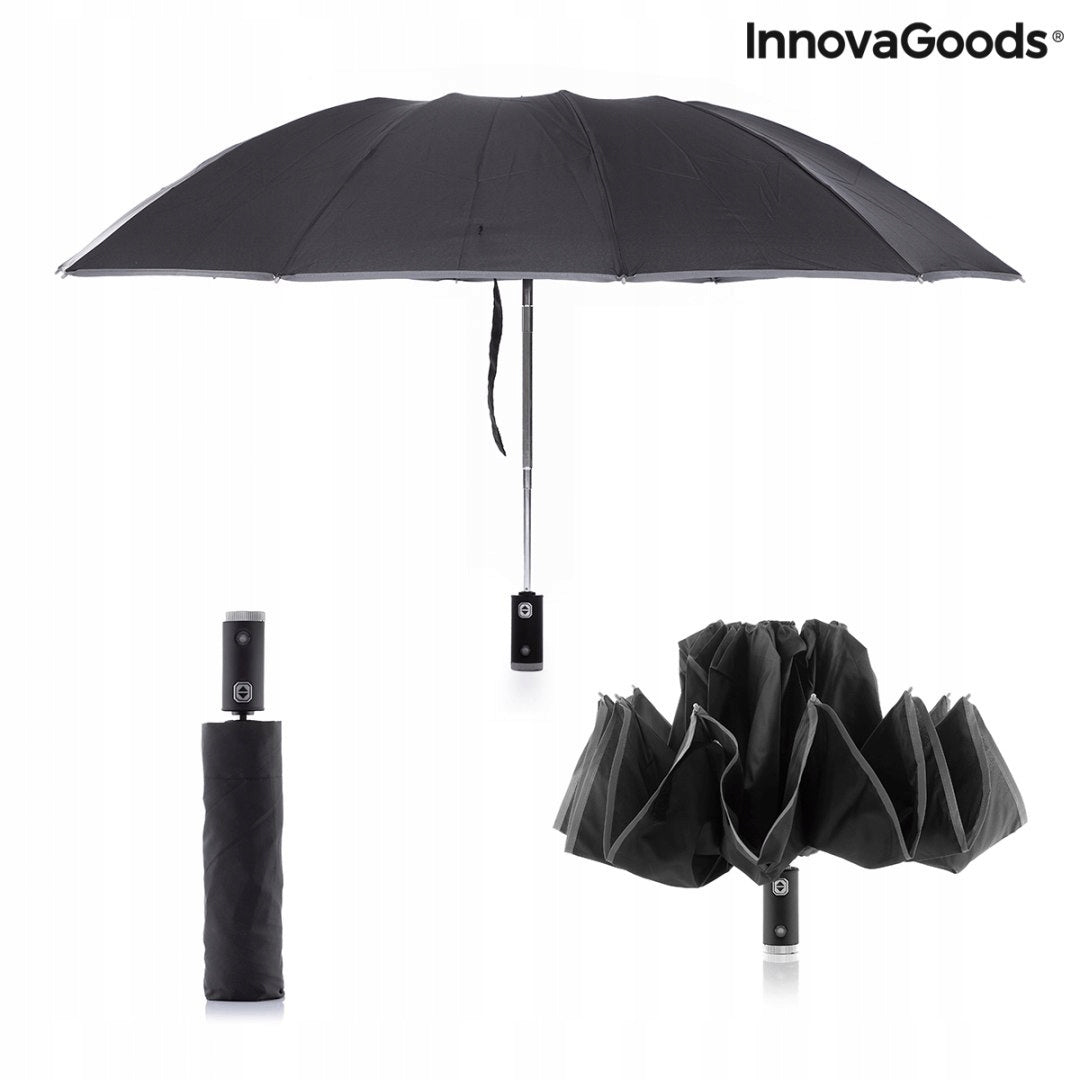 InnovaGoods parasol automatyczny wielokolorowy wbudowana latarka LED