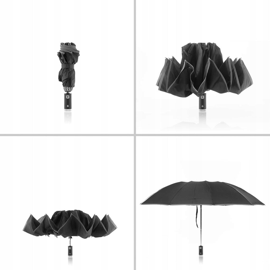 InnovaGoods parasol automatyczny wielokolorowy wbudowana latarka LED