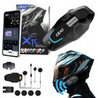 Interkom Motocyklowy EJEAS X10 mesh 4.0 + Bluetooth + 5G zasięg 1,5 km gray