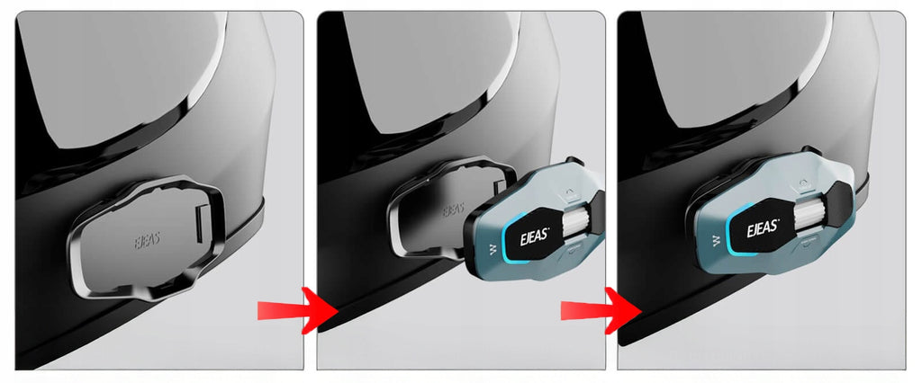 Interkom Motocyklowy EJEAS X10 mesh 4.0 + Bluetooth + 5G zasięg 1,5 km gray