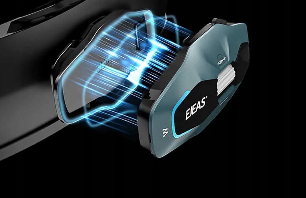 Interkom Motocyklowy EJEAS X10 mesh 4.0 + Bluetooth + 5G zasięg 1,5 km gray