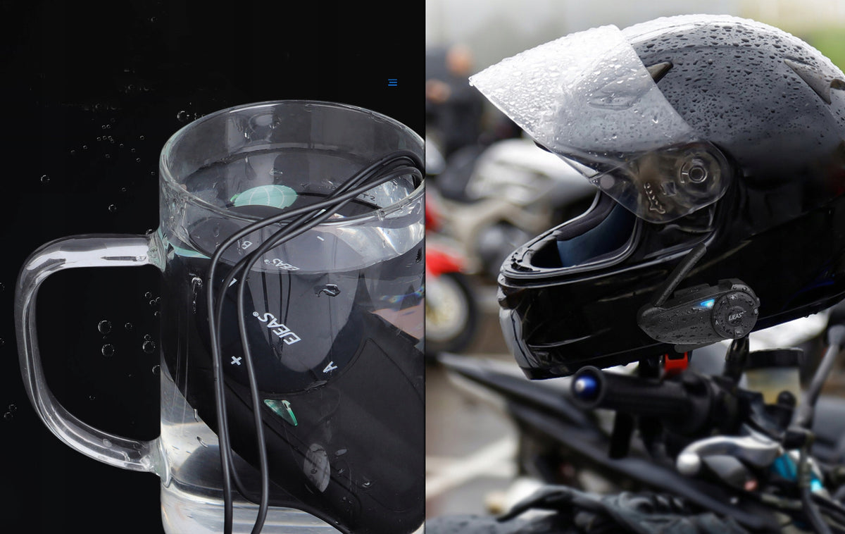 Interkom motocyklowy EJEAS Q7 Bluetooth 5.1 + NFC cvc 300h 2k WiFi mesh