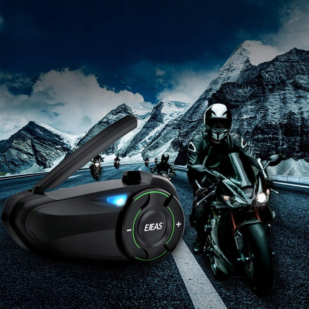 Interkom motocyklowy EJEAS Q8 Mesh 3.0 Wydajna komunikacja 6 osób 1000m230h