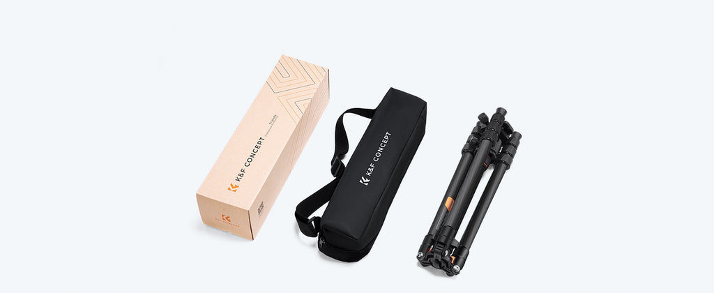 K&f concept K254C2 regulowany statyw 54 do 162CM tripod głowica kulowa 360°