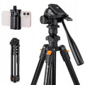 K&f concept regylowany statyw od 51 do 177CM + uchwyt na telefon + torba