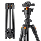 K&f Concept tripod statyw fotograficzny 160 cm uchwyt na aparat / telefon