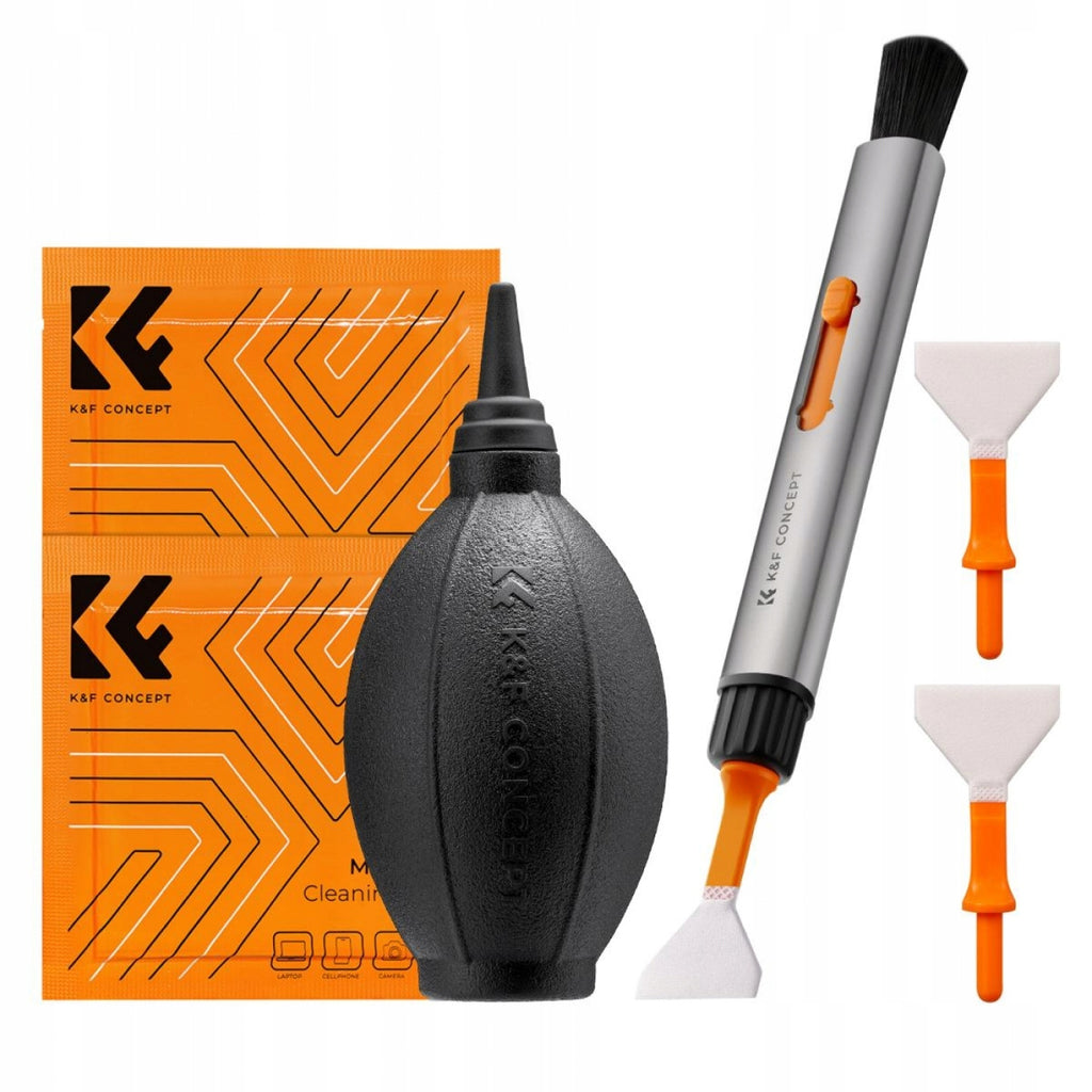 K&f Concept Zestaw do czyszczenia 6 w 1 Gruszka / Pióro / Mikrofibra